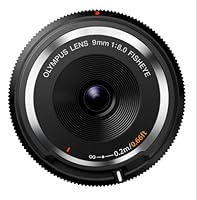 OLYMPUS ミラーレス一眼 9mm f8 フィッシュアイ ボディキャップレンズ ブラック BCL-0980 BLK