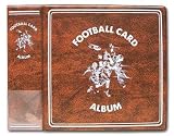 Red Combo - BCW Collector's Value Pack: One FOOTBALL Collector D-Ring Binder (Album) with 25 9-Pocket Pages (Acid Free Pages) For Football Cards - RED ALBUM