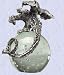 medieval Mystical Dragon on an Orb