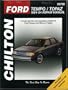 Ford Tempo and Topaz, 1984-94 (Chilton's Total Car Care Repair Manuals)