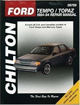 Ford: Tempo/Topaz 1984-94 (Chilton's Total Car Care Repair Manual)