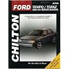 Ford Tempo and Topaz, 1984-94 (Chilton's Total Car Care Repair Manuals)