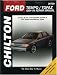 Search : Ford Tempo and Topaz, 1984-94 (Chilton's Total Car Care Repair Manual)