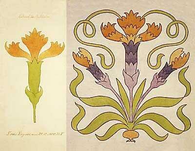 Art Nouveau Designs Poster Print