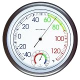 Chaney Instrument 11-Inch Thermometer/Hygrometer Combo