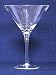Individually Hand Etched Sailboat Martini Glass 8 1/4"H Set / 4