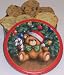 Gourmet Food : Scott's Cakes Cookie Combos - Oatmeal Raisin and Almond 1lb.Teddy Bear Tin