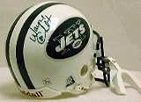 Wayne Chrebet, New York Jets Autographed Riddell Authentic Mini Football Helmet