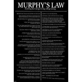 Murphy's Law Subject Poster Print, 24x36
