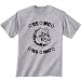 Marines USMC T-shirt with Bulldog in sport grey