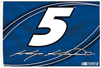 Kasey Kahne #5 3x5 SIGNATURE Flag w/grommets RR Outdoor House Banner Nascar Racing by FanNut.com