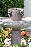 Smart Solar 34404RM1 Milano Lion Head Estate Fountain with Solar on Demand