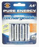 Pure Energy AA Rechargeable Batteries - 4 pack