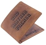 Un portefeuille en cuir 'Bad Mother F...