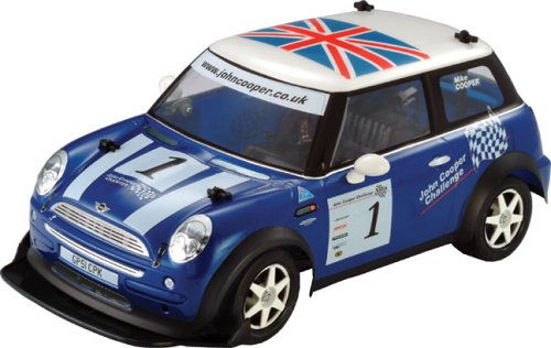 Childrens Toyshop  Toys : Mini Cooper Blue Crystal 1:14 Scale