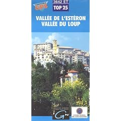Carte de randonn�e : Vall�e de l'Esteron