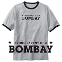 T-Shirt Ringer Heather Gray " Proud Parent Bombay " Cat