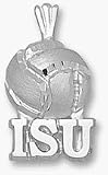 Iowa State Cyclones ISU Volleyball Pendant - Sterling Silver Jewelry