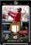 2005 Upper Deck All-Star Classics Ken Griffey Jr Midsummer Swatches Jersey Cincinnati Reds Baseball Card - Mint Condition - Shipped In Protective Display Case!