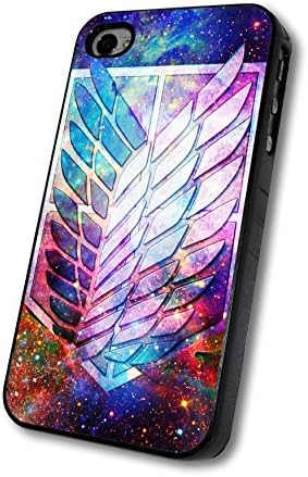 Attack on Titan Nebula Iphone Case - Iphone 4/4s, Iphone 5/5s/5c, Iphone 6/6s/6+ (iphone 6s black)