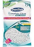 DenTek Complete Clean Back Teeth Floss Pick, 75 Count
