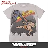 PUNK DRUNKERS パンクドランカーズ PDS×ストリートファイター２ 本多VSダルシム.TEE(S.G)Ｔシャツ