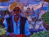 Custom Order #JG-ZW4, Oil on Canvas, Custom Painting of The Person You Love, For 1 Person of Customer's Choice, Style: Photo-Realism, with Signature Text "HAPPY TO HAVE YOU", Canvas Size 17 x 23 inch