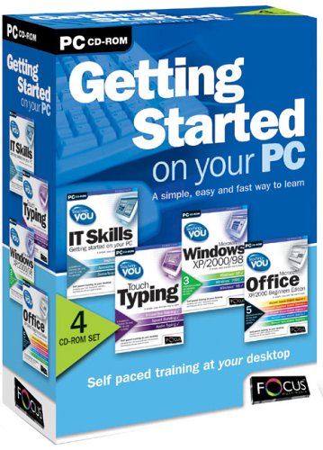 Getting Started on your PC 4 cd set (Office, Windows, Typing, IT skills)