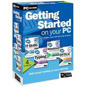 Getting Started on your PC 4 cd set (Office, Windows, Typing, IT skills)