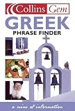 Books : Collins Gem Greek Phrase Finder (Collins Gems)