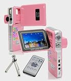 SVP HDDV-3001 12MP Max. 6-in-1 Multi-Functional Camcorder with Rare Huge Flip LCD! (Tripod Included)