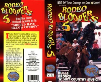 Childrens Toyshop  Sporting Goods : Rodeo Bloopers 5 - DVD