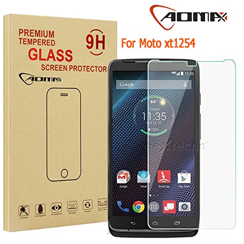 Aomax® for motorola moto droid turbo xt1254 tempered glass scree…