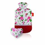 Fashy 6775 W�rmflasche mit Rosen-Design Bezug und Duftkissen 2 L