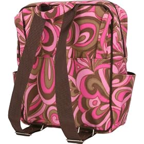 Click here to buy Bumble Bags Madeline Messenger Backpack Pink Pucci by Bumble Bags.