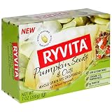 Ryvita Whole Grain Rye Crispbread, Pumpkin Seeds & Oats, 7-Ounce Boxes (Pack of 10)