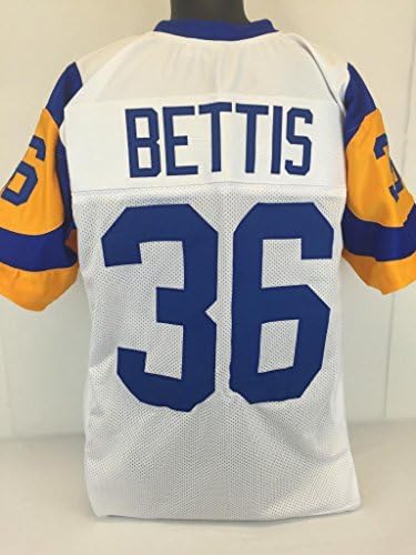 Jerome Bettis unsigned custom sewn jersey t-t Men's size adult 2x-large