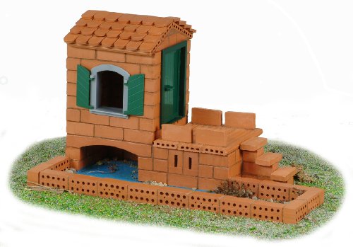 Teifoc House/Water Mill Brick Construction Set