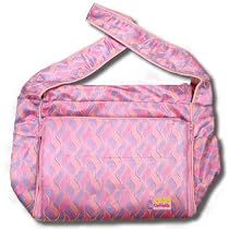 Pink Waves Silk Boutique Diaper Bag
