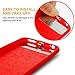 iPhone 6+ Plus/ 6S+ Plus Silicone Battery Case Ultra Slim NOHON 2800mAh Portable Protective Charging Case for Apple iPhone 6+ Plus/ 6S+ Plus 5.5 inch (Red)