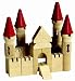 Guidecraft Table Top Wooden Castle Blocks with Storage Container
