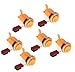 American Style 28mm Standard Arcade Push Button 6 Pack Orange With Microswitch by Atomic Market