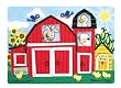 Melissa & Doug: Farm Peek-A-Boo Peg