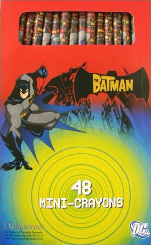  Dc Batman 48pcs Mini Crayons Set [Toy]