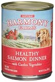 HARMONY FARMS Healthy Salmon Dinner with Garden Vegetables Food for Dogs, 12.5-Ounce Cans (Pack of 12)