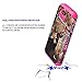 For ZTE Overture 2 - ZTE Fanfare - ZTE Maven - ZTE Scend - ZTE Atrium ITUFFY (TM) 3items Combo: Screen Protector + Stylus Pen + Dual Layer Impact Resistance Hybrid Armor Case (Tree Deer Hot Pink)