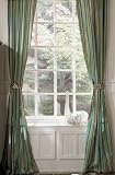 Bali Window Drapes with Tie Backs - 2 Panels