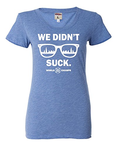 Womens We Didn't Suck World Champs Chicago Tri-Blend T-shirt