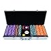 500 World Tophat & Cane PaulsonR Clay Chips w/Aluminium Case