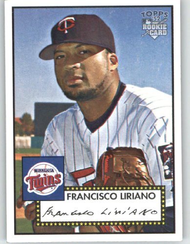 2006 Topps 52 (1952 Edition) #254 Francisco Liriano (RC) - Minnesota Twins (RC - Rookie Card) (Baseball Cards)